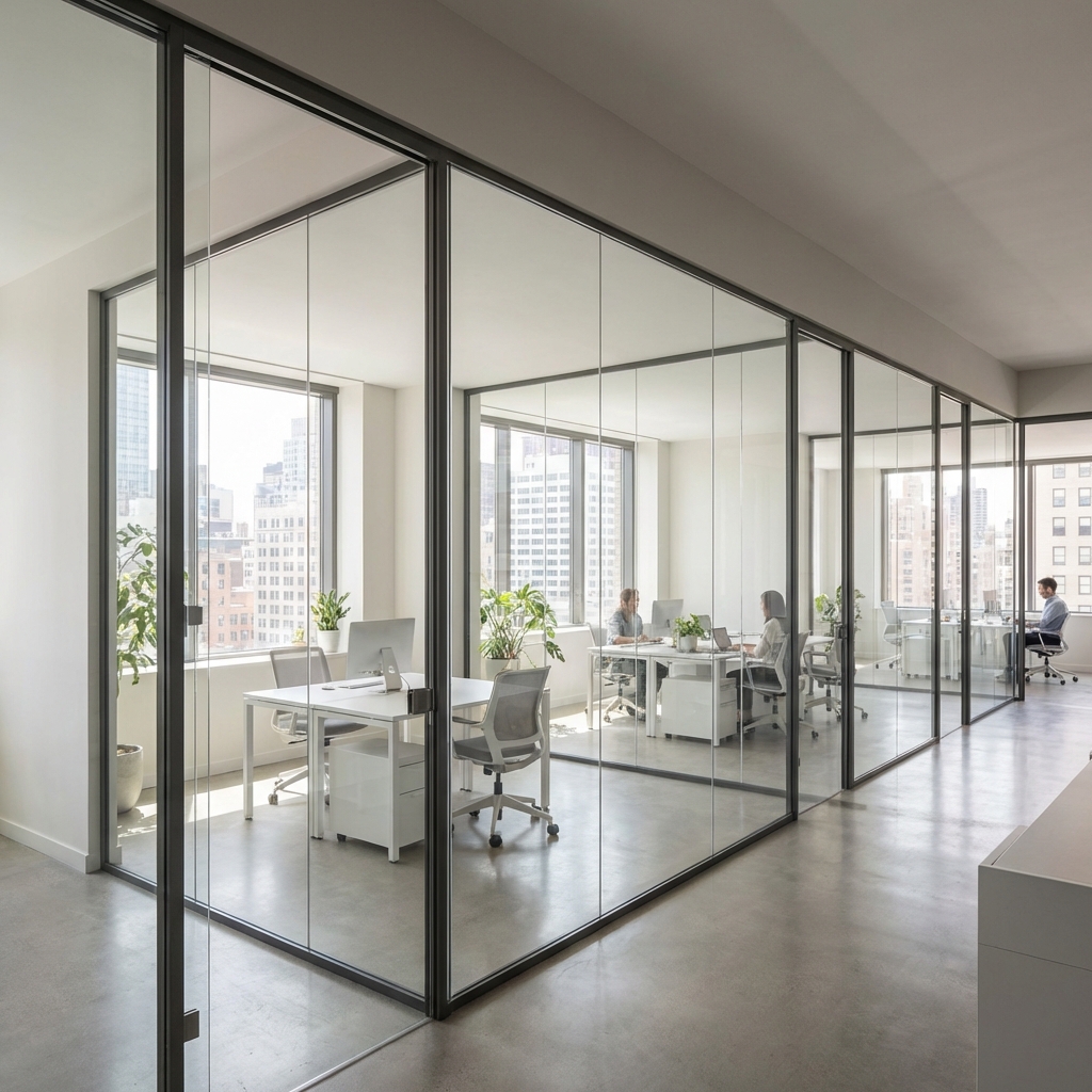 Ofis ve İşyerleri İçin Cam Bölme Sistemleri: Modern Çalışma Alanları